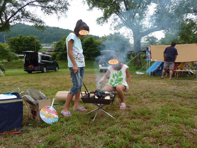 くのわき親水公園キャンプ場　２０１２年９月