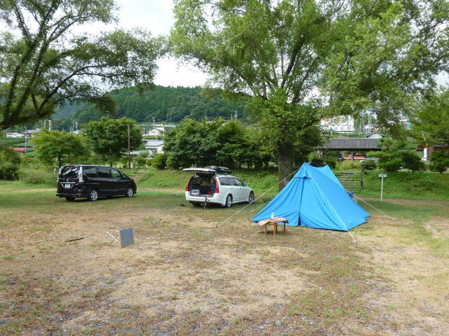 くのわき親水公園キャンプ場　２０１２年９月