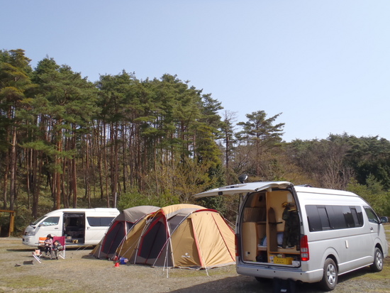 グリム顔出し＆キャンカー見学