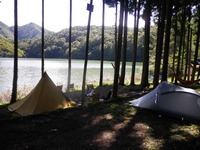 念願のキャンプ-四尾連湖 2011/10/01 10:48:06