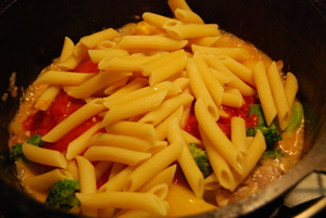 鶏肉とペンネのトマト煮込み☆