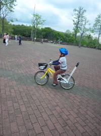 自転車に乗れた！