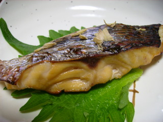 チヌのショウガ焼き