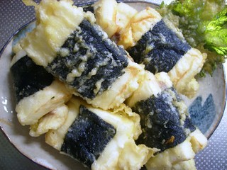 チヌのはんぺん挟み揚げ
