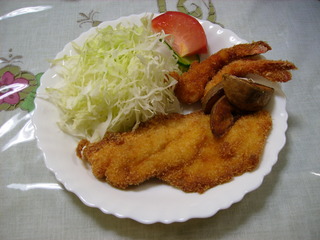 チヌのフライ