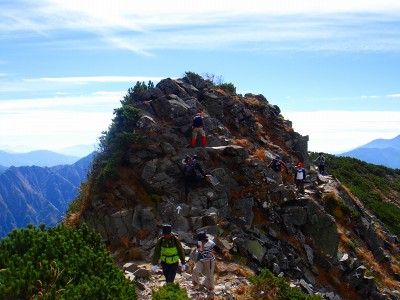 アタック！西穂高岳（花の百名山）　２９０９ｍ