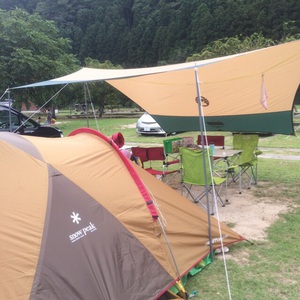 【兵庫県】南光自然観察村での初テント泊①チェックインからテント、タープ設営