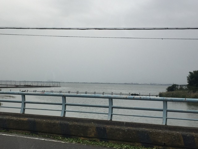 台風一過の琵琶湖　釣-40