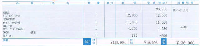 カーゴキャリア請求書2