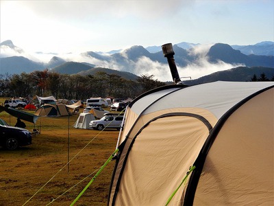 ツンデレフィールド内山牧場　今シーズン&平成最後の内山牧場での朝を迎えて　ツンデレのデレちゃん登場の巻!!