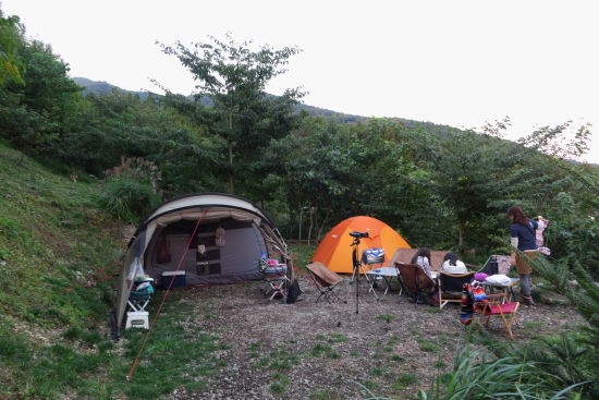 掃部ヶ岳 ～ くりの木キャンプ場 10月3日～4日 キャンプ編