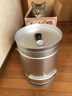 北方マスを燻製に 2