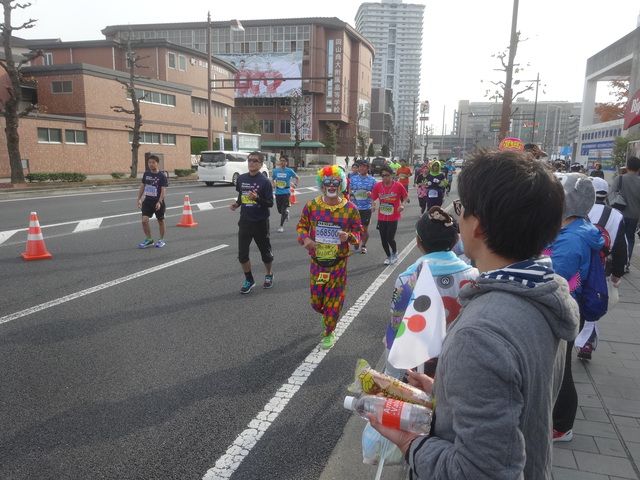 岡山マラソン（見学）