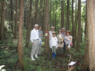 第4回吉野川源流の森　森の健康診断