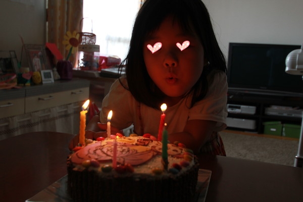 ５歳。お誕生日。