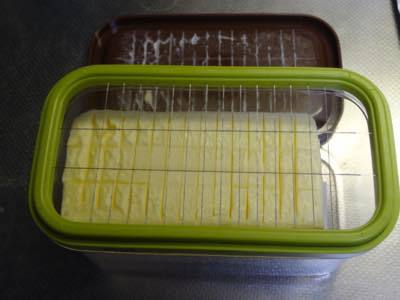 保存ができるバターカッター　使ってみました。（レビュー）