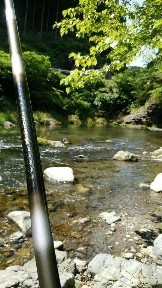 名栗川へＧＯ　鮎　！