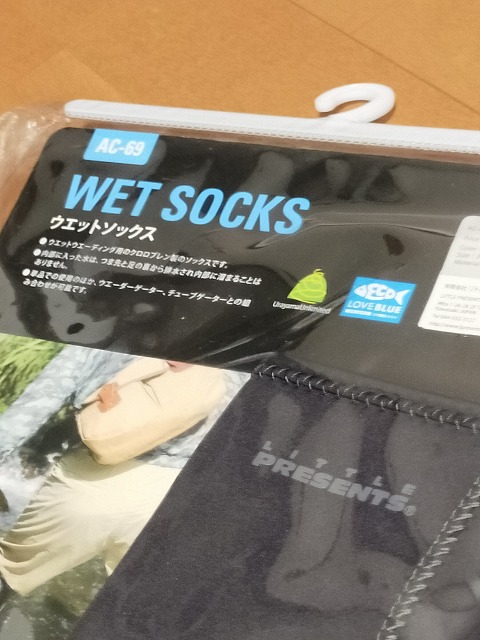 本日の物欲　ウェットソックス