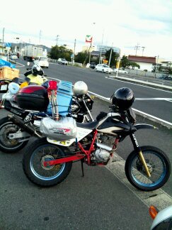 バイク積載検証