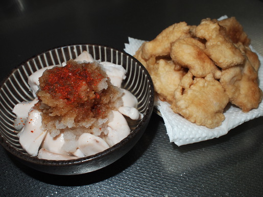 ストック食材の天ぷら