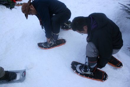 あいのり雪中キャンプ（スノーシューイベント他）