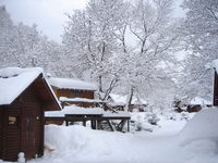 雪中キャンプ（2日目の朝）