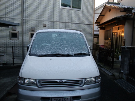 うっすら雪化粧