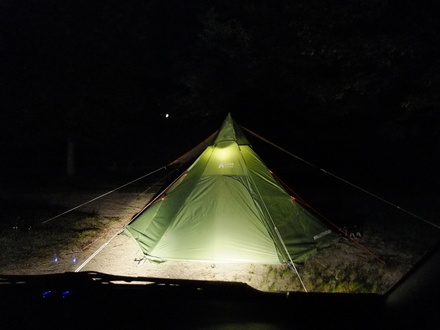 夜な夜なキャンプ（その1）