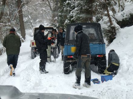 壮絶！雪中ツーリング（1/29）