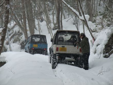 壮絶！雪中ツーリング（1/29）