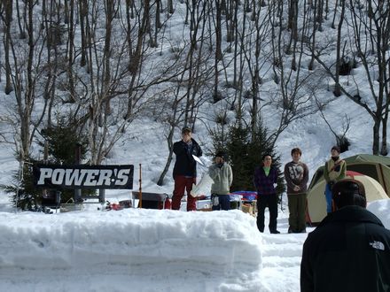 ファミリー初の雪中キャンプ（その1）