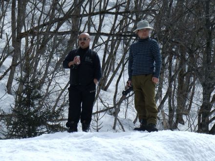 ファミリー初の雪中キャンプ（その1）