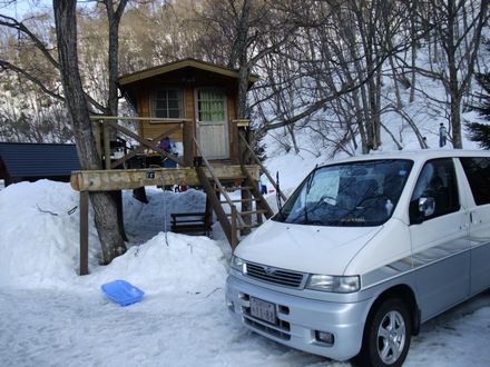 ファミリー初の雪中キャンプ（その1）