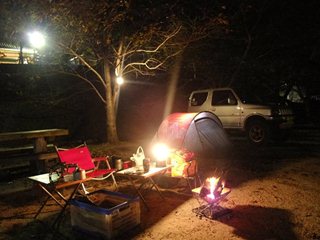 5ヶ月ぶりのキャンプは・・・夜な夜なキャンプ（その1）