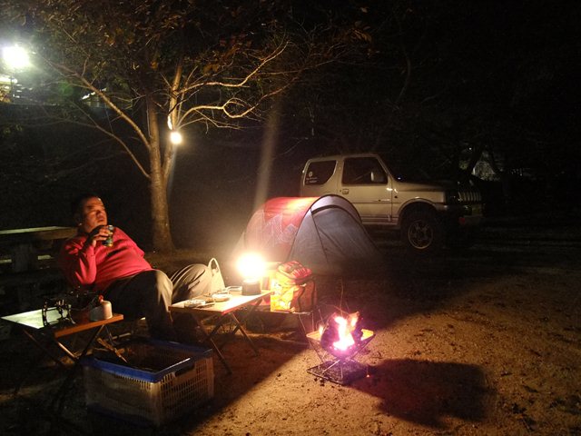 5ヶ月ぶりのキャンプは・・・夜な夜なキャンプ（その1）