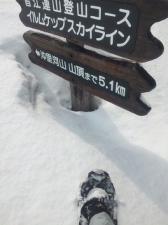 スノーシューツアーその１