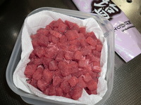 ホッケ釣り用エサ作り