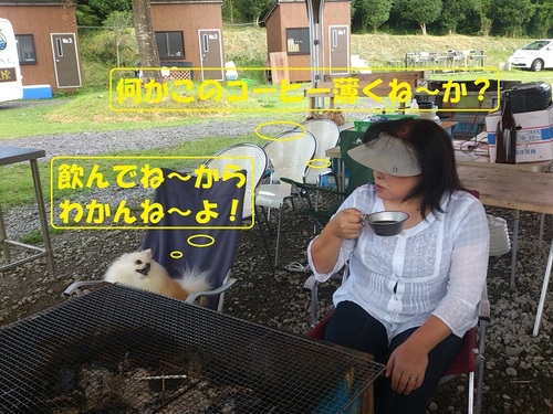 乾燥キャンプだったのに・・・(^^ゞ