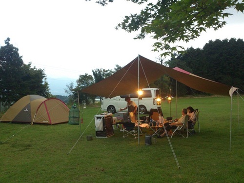 乾燥キャンプだったのに・・・(^^ゞ