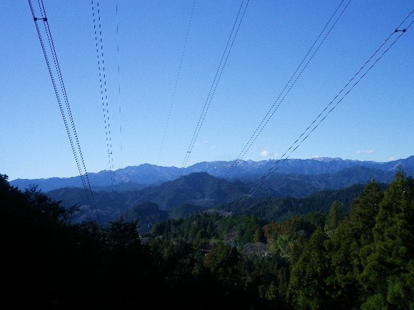 愛宕山からユガテ、顔振り山