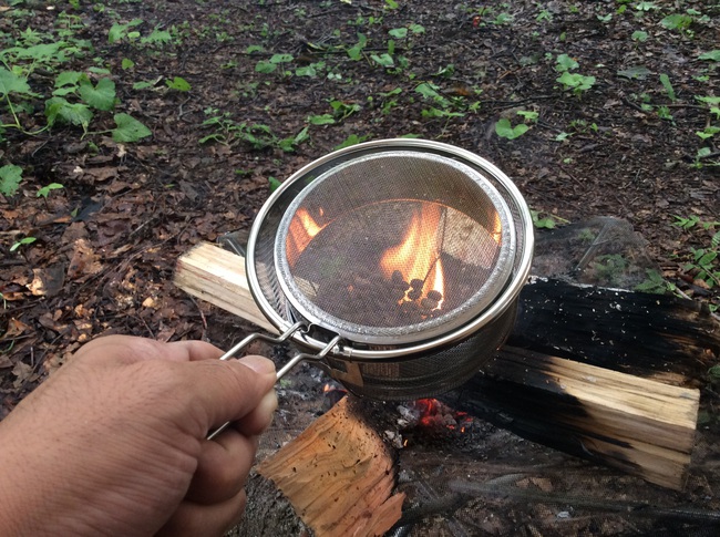 ブナの森で生豆を焚火焙煎 本編 （再投稿）
