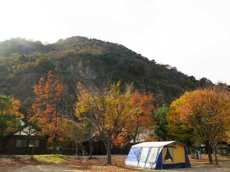 紅葉キャンプin 青川峡キャンピングパーク