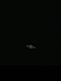 初めての土星観測・・・（NEX-5で撮影）