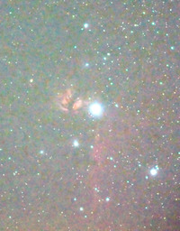 ノイズまみれの馬頭星雲（BORG60ED+NEX-5）失敗作・・・ 2011/12/27 20:45:40