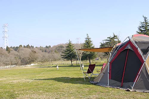 年越しキャンプの記憶．．．成田ゆめ牧場