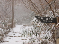 今日の筑波山④〜雪化粧〜