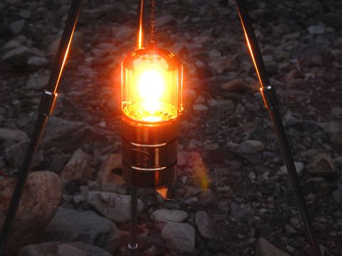 リュックひとつでどこへでも！:「雪丘工房」灯油ランタン届きました！