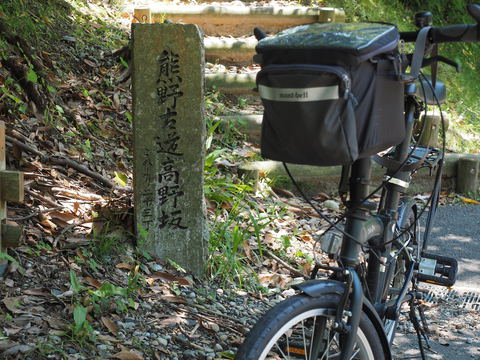 熊野三山を人力で巡る！（その2） 速玉大社～那智大社を折りたたみ自転車＋徒歩で！