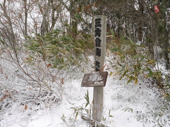 初雪ハイク