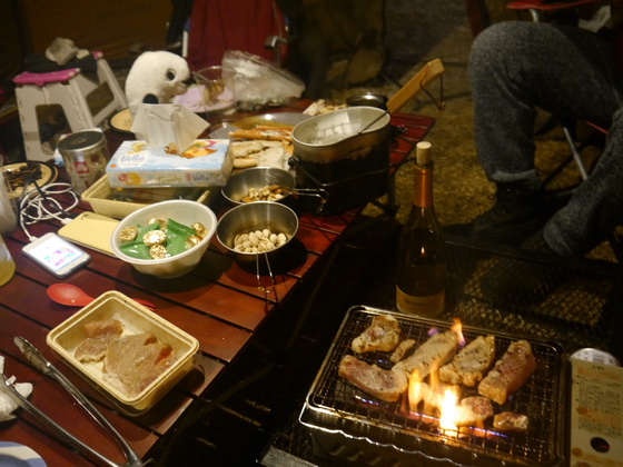 寒波キャンプ